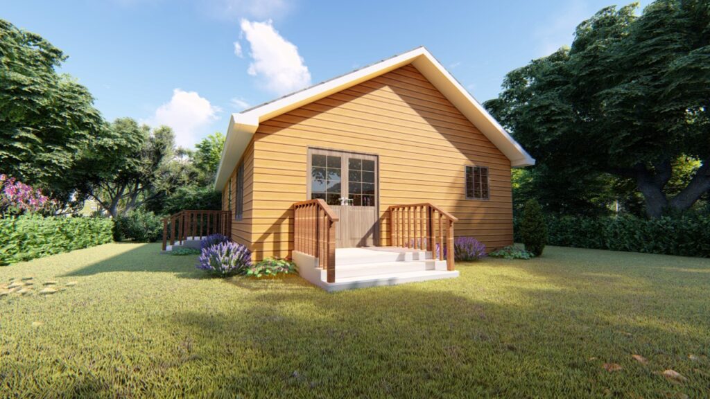 Rustic Cabin modular exterior