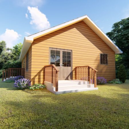 Rustic Cabin modular exterior